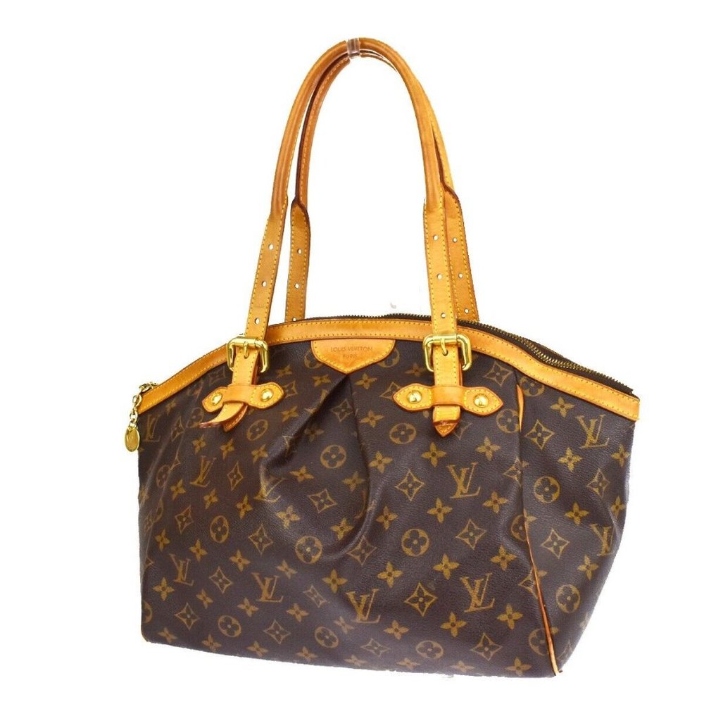 Tivoli Tote GM Brown Canvas Monogram Shoulder Bag